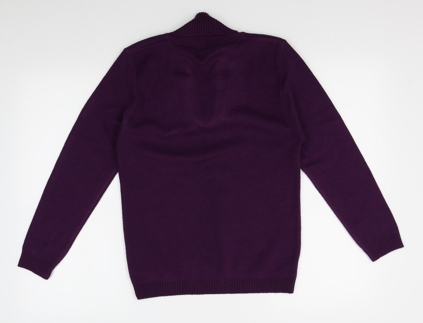 Glimpse Womens Purple   Pullover Jumper Size S