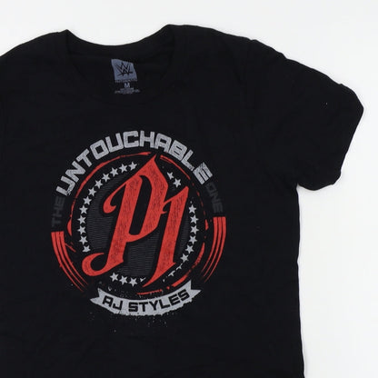WWE Womens Black   Basic T-Shirt Size M