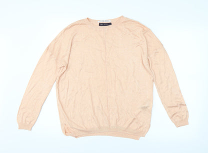 Womens UK Size M M&S Pink Pullover Jumper