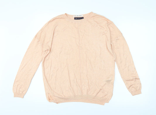 Womens UK Size M M&S Pink Pullover Jumper