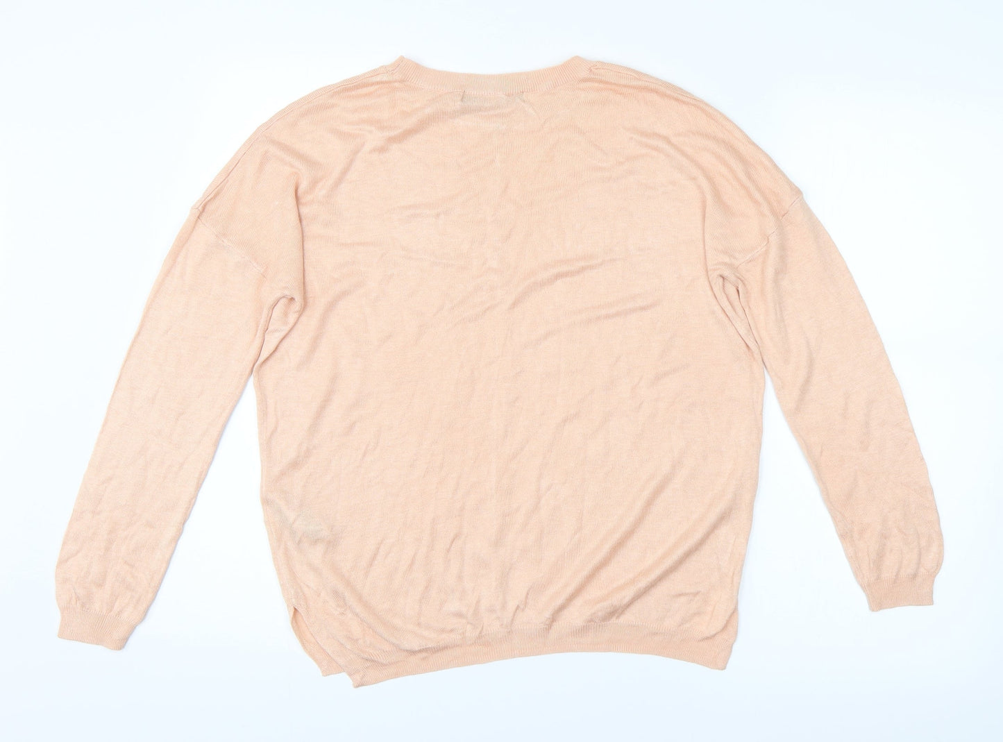 Womens UK Size M M&S Pink Pullover Jumper
