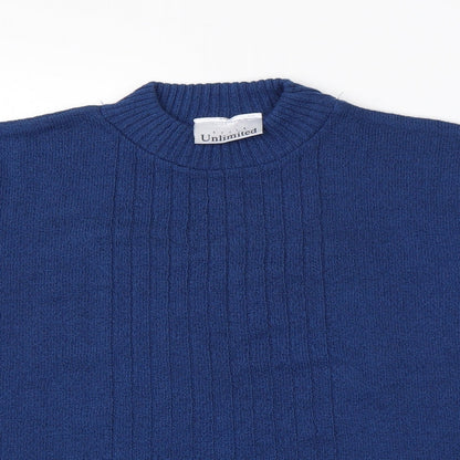 Preworn Womens Blue Striped  Pullover Jumper Size 20