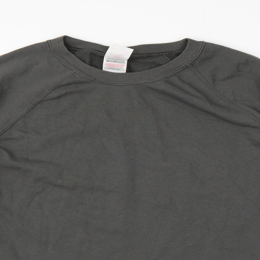 Fruit of the Loom Womens Grey   Pullover Jumper Size M