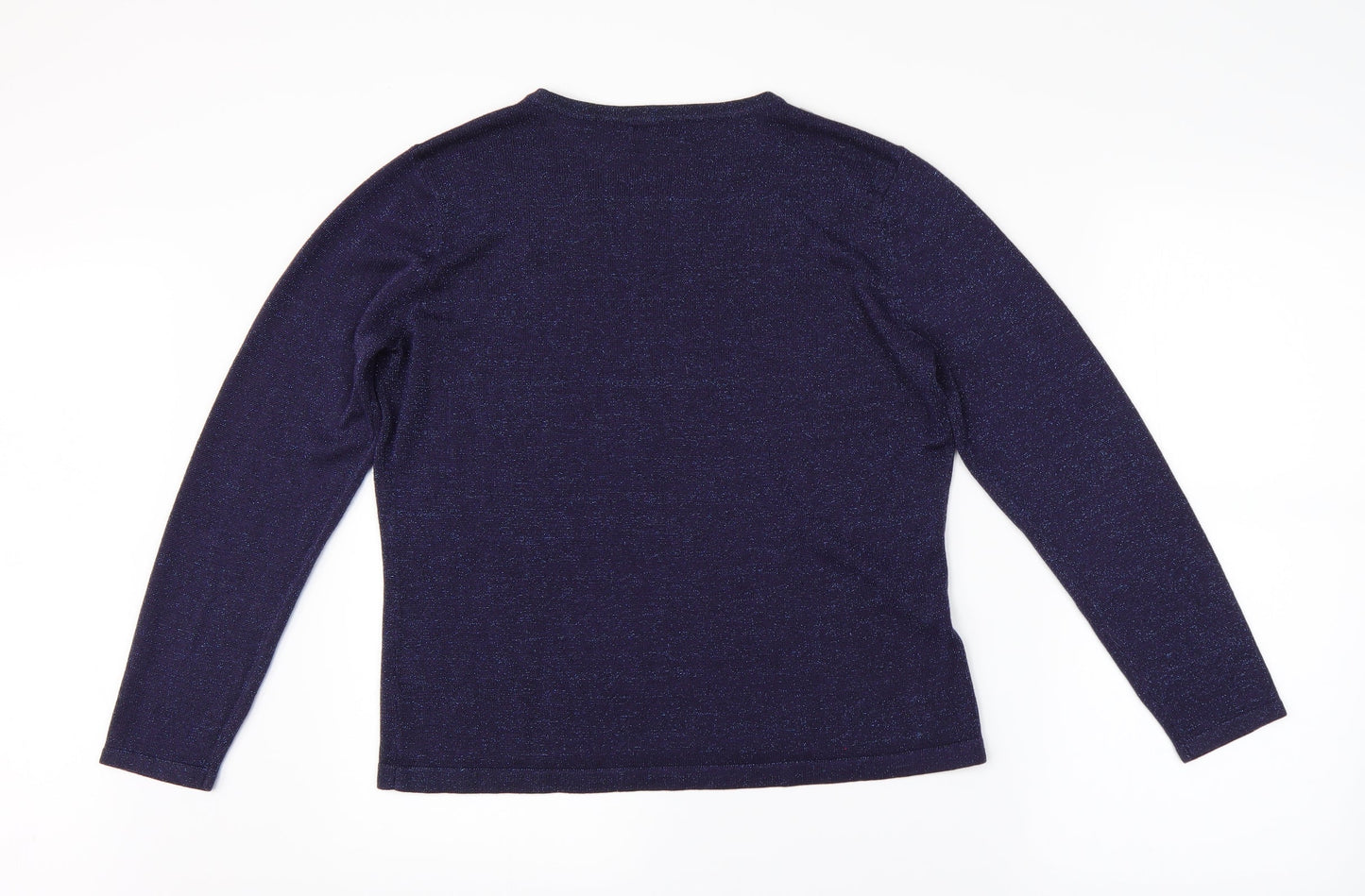 Womens UK Size S BM Purple Pullover Jumper