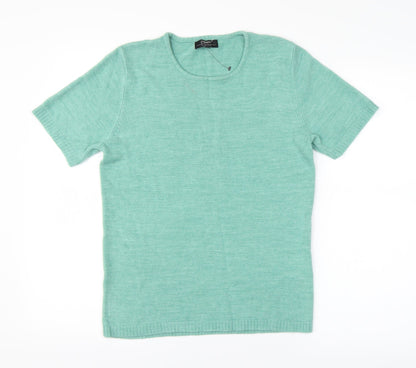 Womens UK Size 12 Papaya Green Pullover Jumper