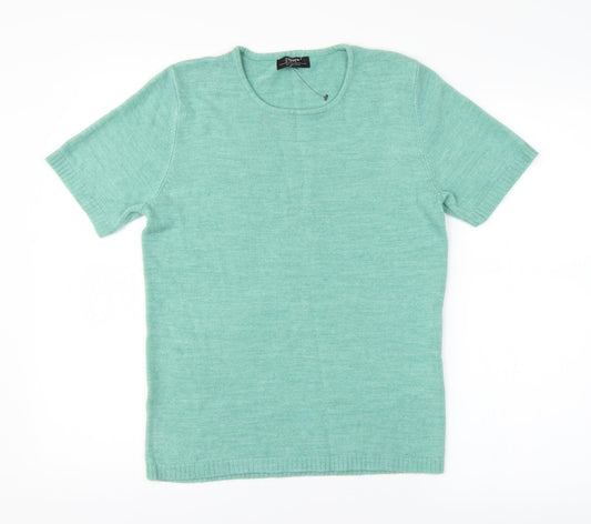 Womens UK Size 12 Papaya Green Pullover Jumper