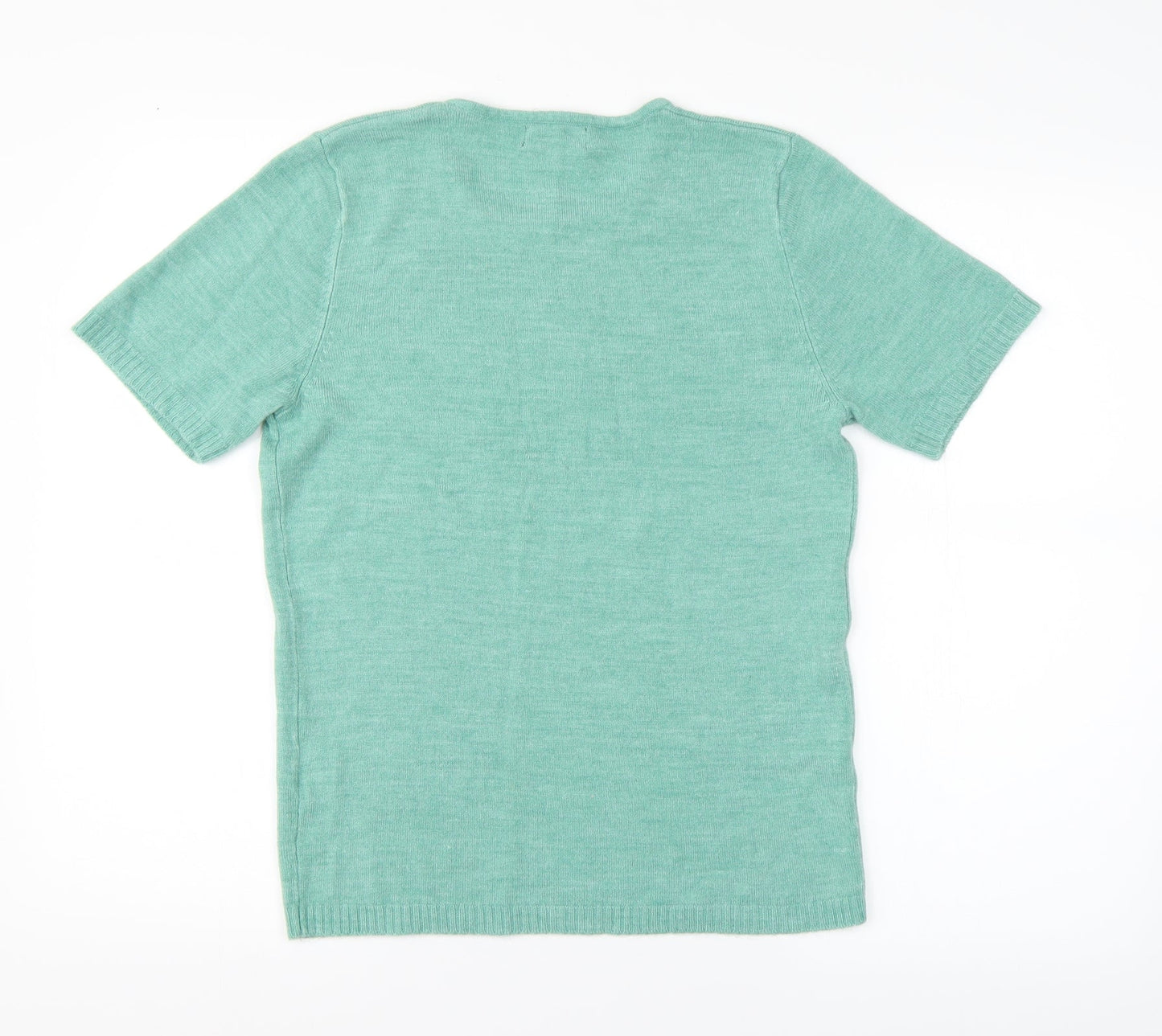 Womens UK Size 12 Papaya Green Pullover Jumper