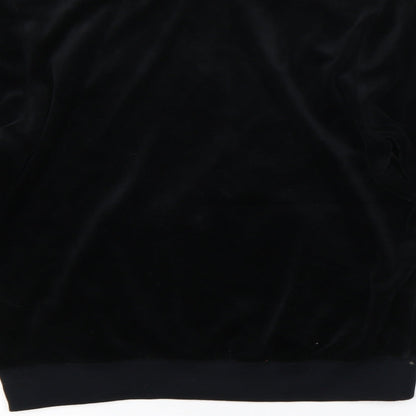 M&S Womens Black   Full Zip Sweatshirt