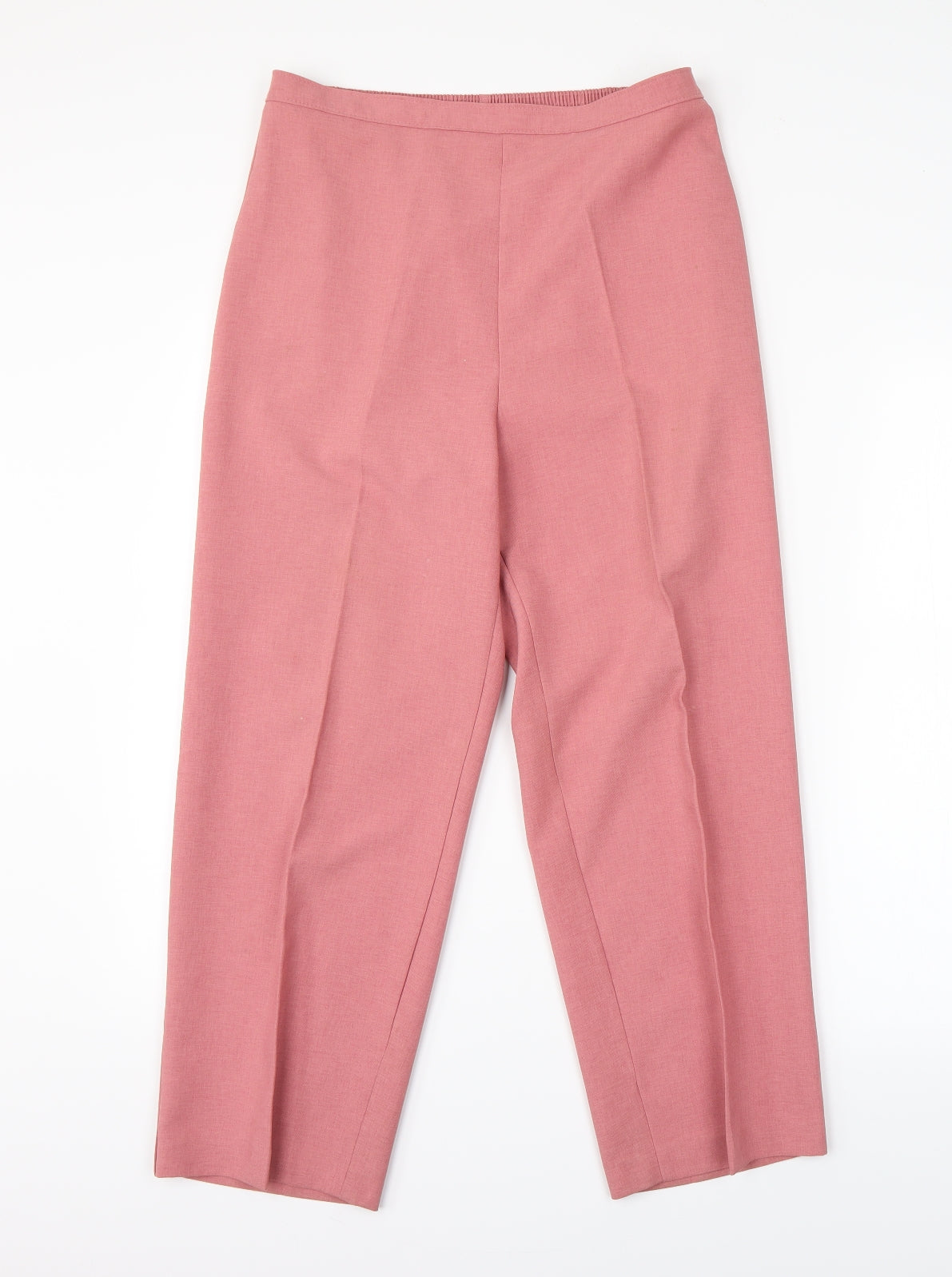 Womens UK Size  Preworn Regular Fit  Pink Trousers