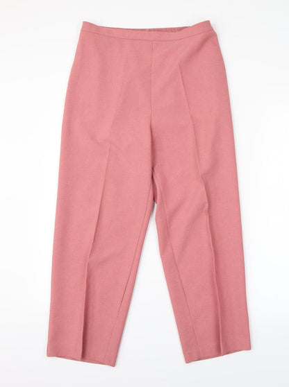 Womens UK Size  Preworn Regular Fit  Pink Trousers