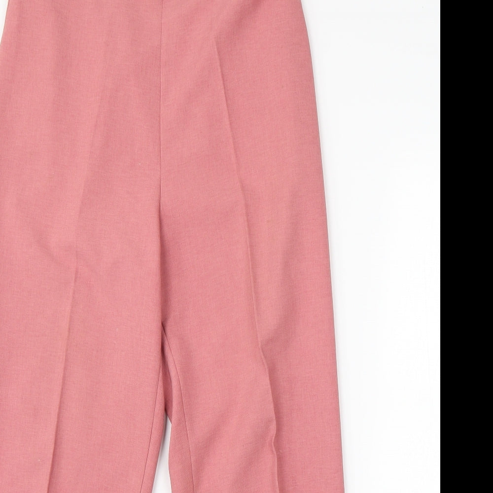 Womens UK Size  Preworn Regular Fit  Pink Trousers