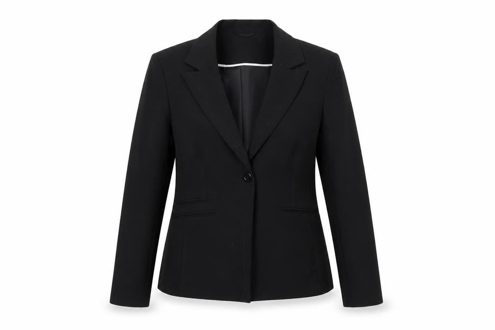 Womens UK Size 14 Preworn Regular Black Suit Jacket