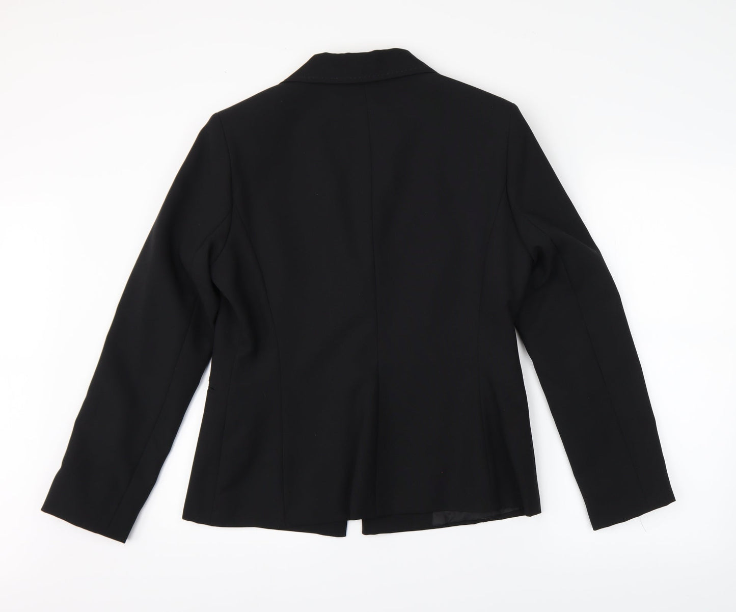 Womens UK Size 14 Preworn Regular Black Suit Jacket