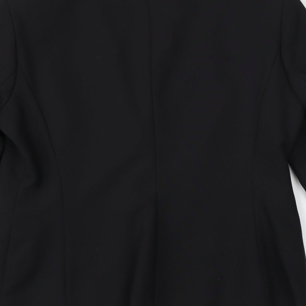 Womens UK Size 14 Preworn Regular Black Suit Jacket