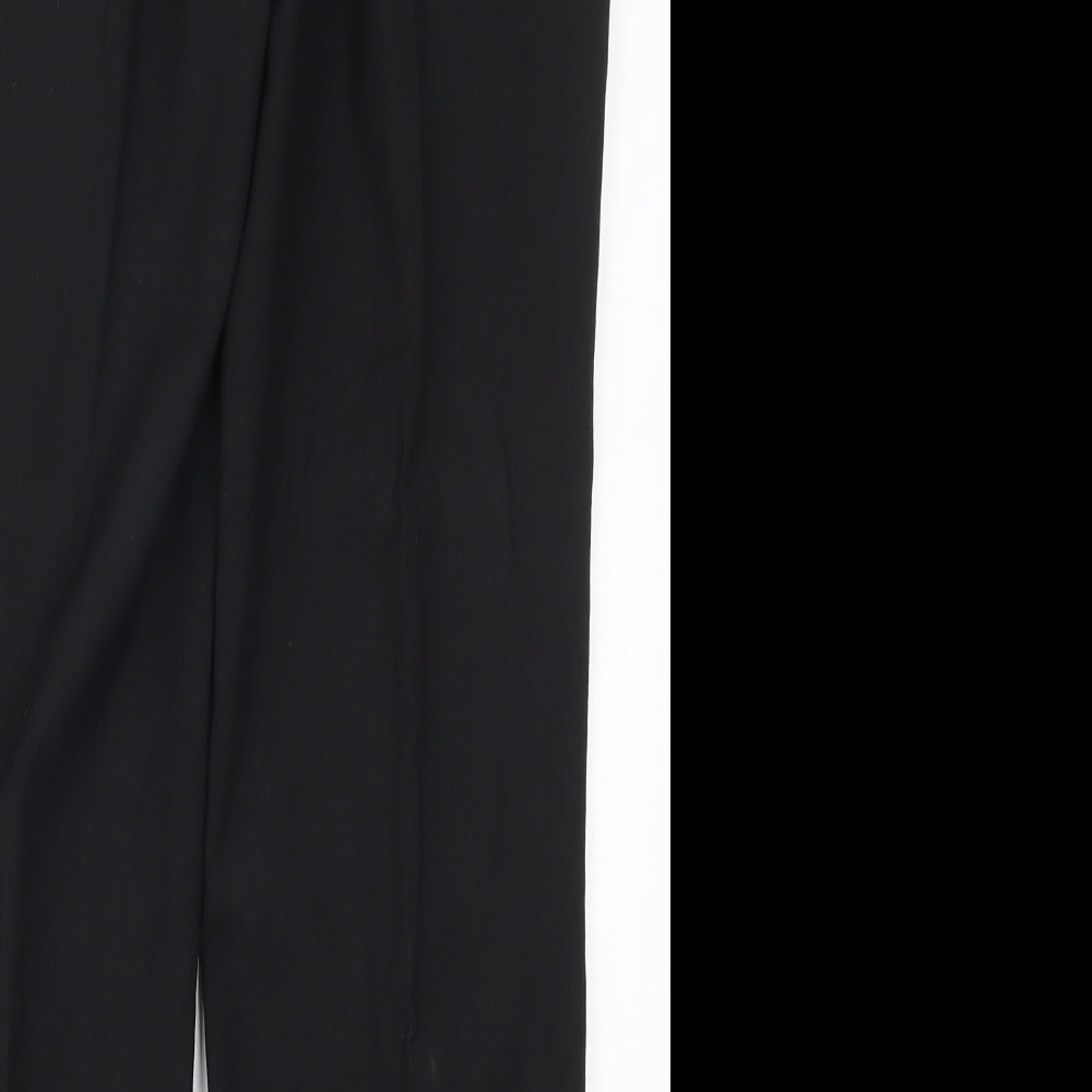 Mens UK Size 32 Topman Regular Fit  Black Trousers