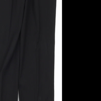 Mens UK Size 32 Topman Regular Fit  Black Trousers