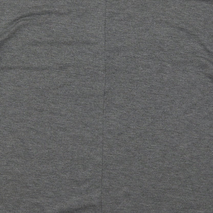 Womens UK Size 12 Intuition Grey Basic T-Shirt
