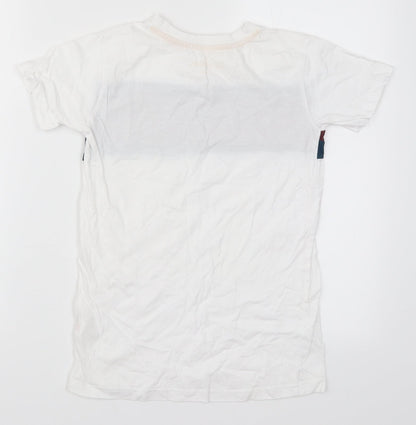 Urban Outlaws Boys White   Basic T-Shirt Size 9-10 Years  - Brooklyn