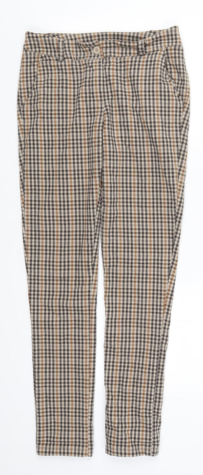 Womens UK Size 28 in Preworn Regular Fit  Beige Trousers
