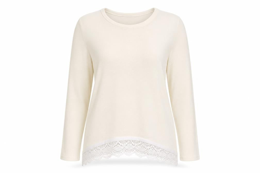 Womens UK Size L Paramour Ivory Pullover Jumper