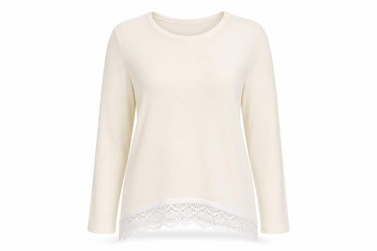Womens UK Size L Paramour Ivory Pullover Jumper
