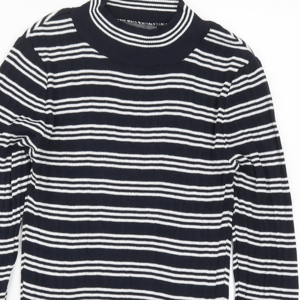 Primark Womens Blue Striped  Pullover Jumper Size 10