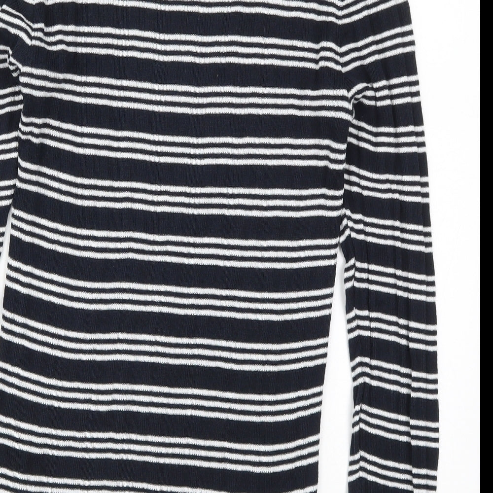Primark Womens Blue Striped  Pullover Jumper Size 10