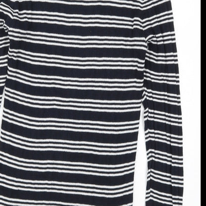 Primark Womens Blue Striped  Pullover Jumper Size 10