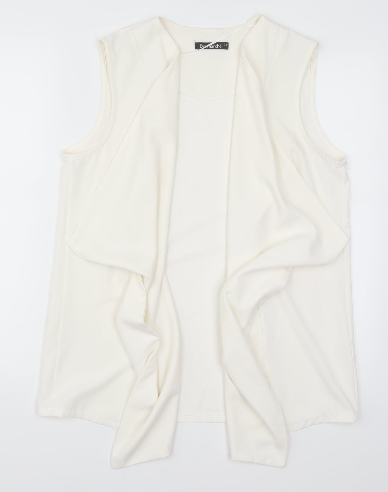 Womens UK Size 14 Bonmarché White Jacket