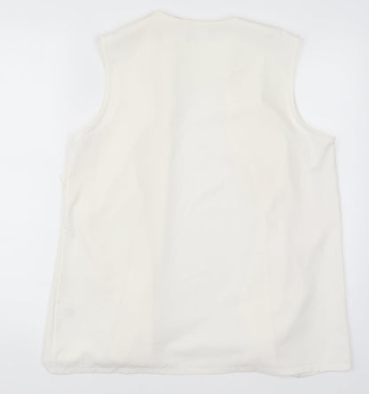 Womens UK Size 14 Bonmarché White Jacket