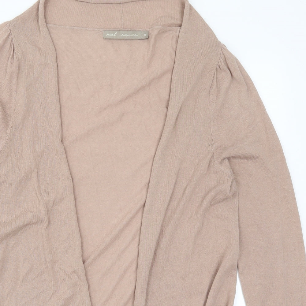 Womens UK Size 10 NEXT Brown Cardigan Jumper