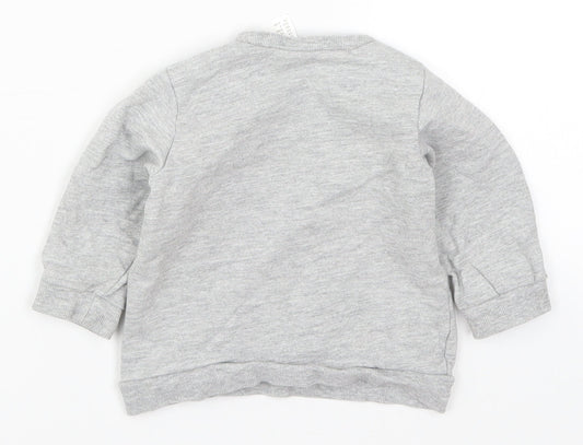 H&M Baby Grey   Basic T-Shirt Size 6-9 Months