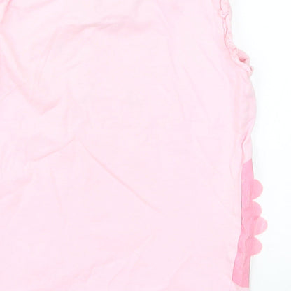George Girls Pink   Basic Tank Size 5-6 Years  - Wake Up Flamazing