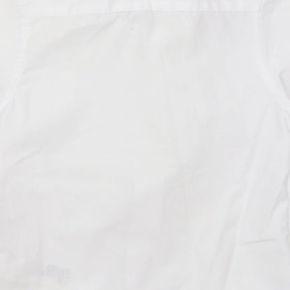 Marks and Spencer Girls White   Basic Button-Up Size 3-4 Years