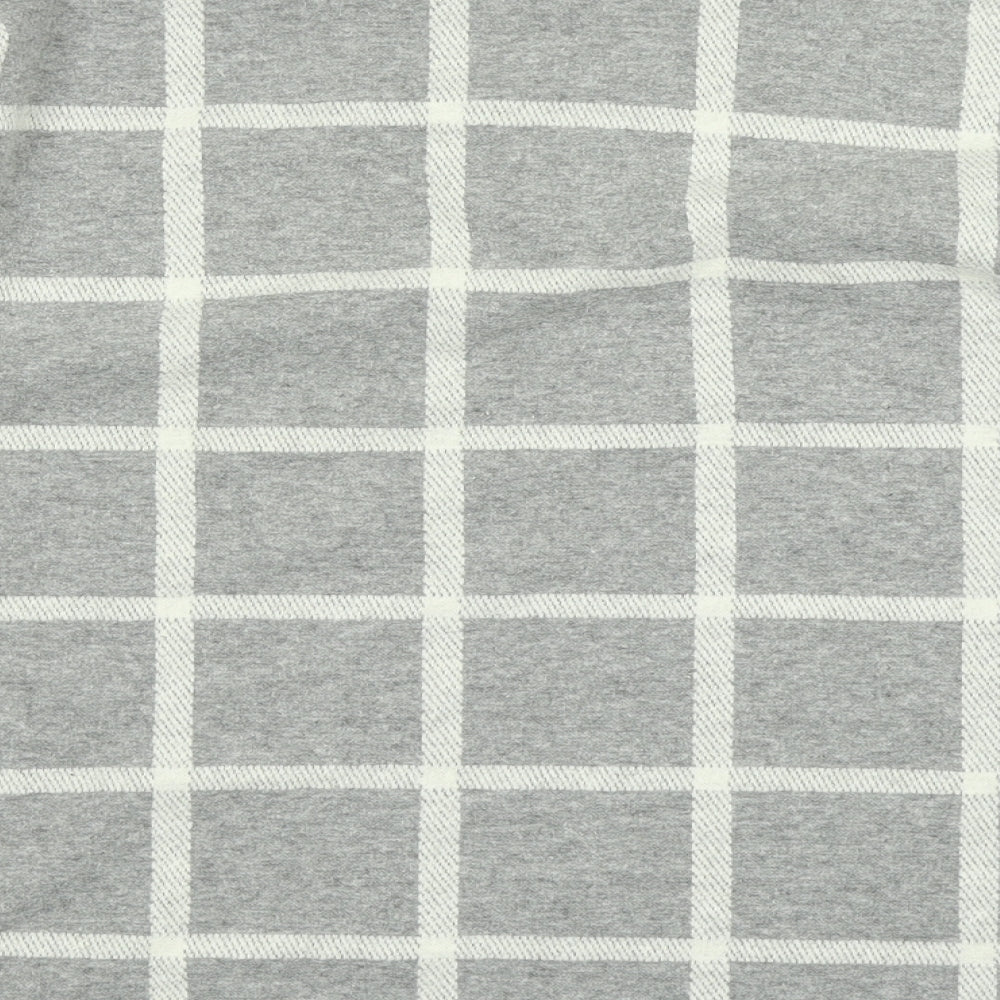 Womens UK Size 12 River Island Grey Basic T-Shirt