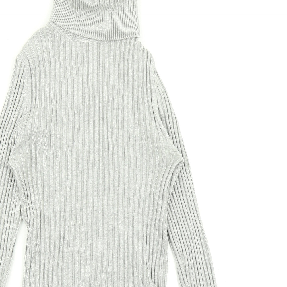 Womens UK Size 10 New Look Grey Pullover Jumper
