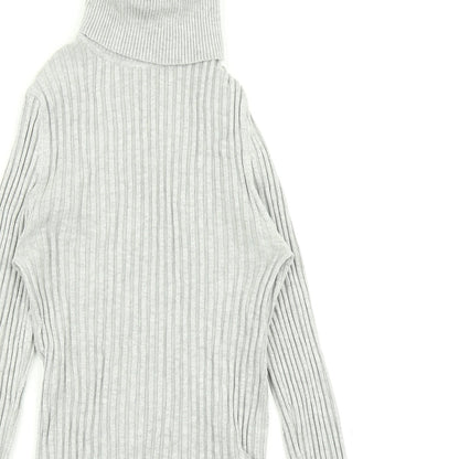 Womens UK Size 10 New Look Grey Pullover Jumper