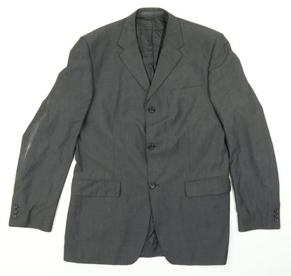 Jonathon Adams Mens Grey   Jacket Blazer Size 42