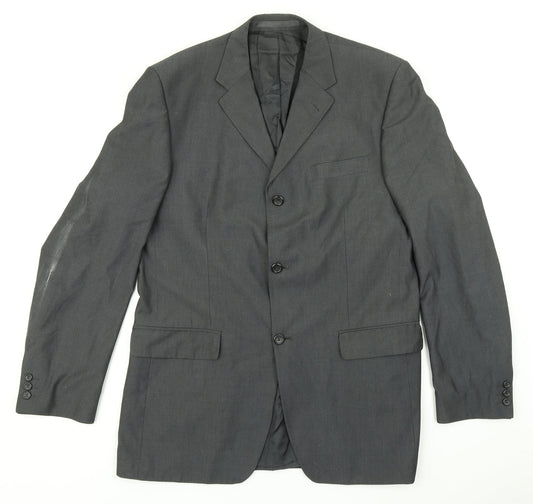 Jonathon Adams Mens Grey   Jacket Blazer Size 42