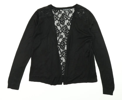 Primark Womens Black  Knit Cardigan Jumper Size M