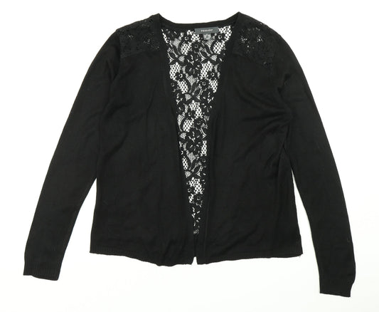Primark Womens Black  Knit Cardigan Jumper Size M