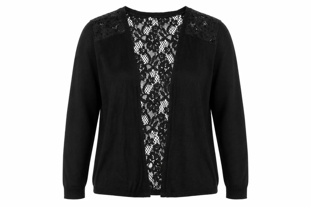 Womens UK Size M Primark Black Cardigan Jumper