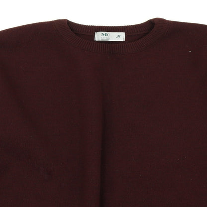 MC Casuals Mens Purple  Knit Pullover Sweatshirt Size M