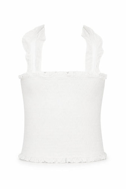915 Generation Girls White   Cropped Tank Size 12-13 Years