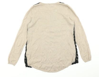 Womens UK Size 10 M&S Collection Brown Pullover Jumper