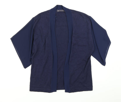 Womens UK Size S M&S Collection Blue Cardigan Jumper