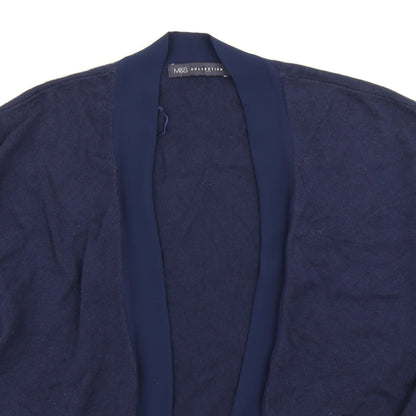 Womens UK Size S M&S Collection Blue Cardigan Jumper