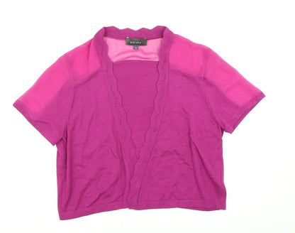 Womens UK Size 14 Per Una Pink Cardigan Jumper