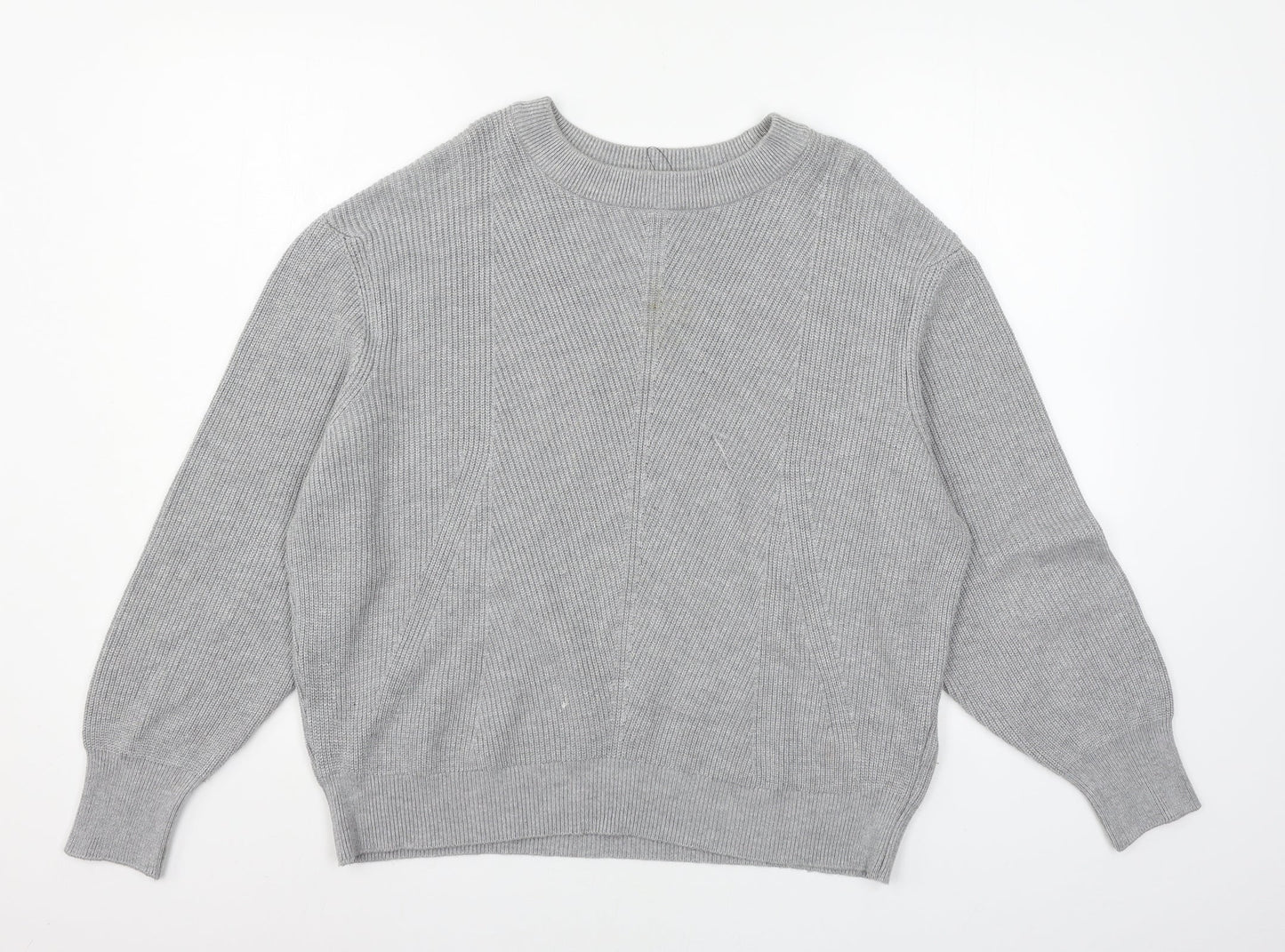 Womens UK Size L Marks and Spencer Grey Pullover Jumper