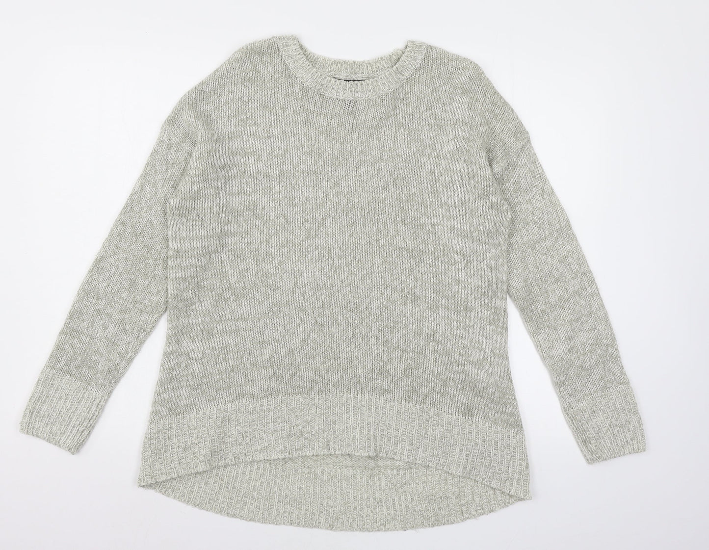 Womens UK Size M New Look Grey Pullover Jumper